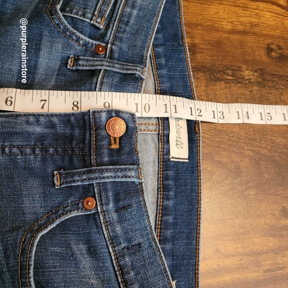 Madewell Jeans Size 28 Skinny 9" High Rise Tummy Control Creston Wash J4624 - Picture 9 of 12